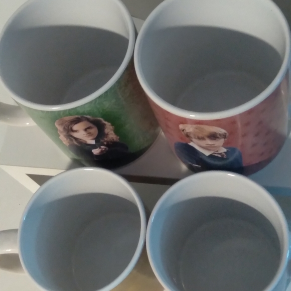 4PC HARRY POTTER Coffee Mug Set (Hermione Granger, Ronald Weasley & Dumbledore) - Picture 7 of 9